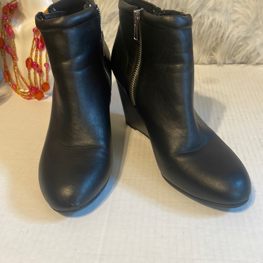 Unlisted Wedge Booties